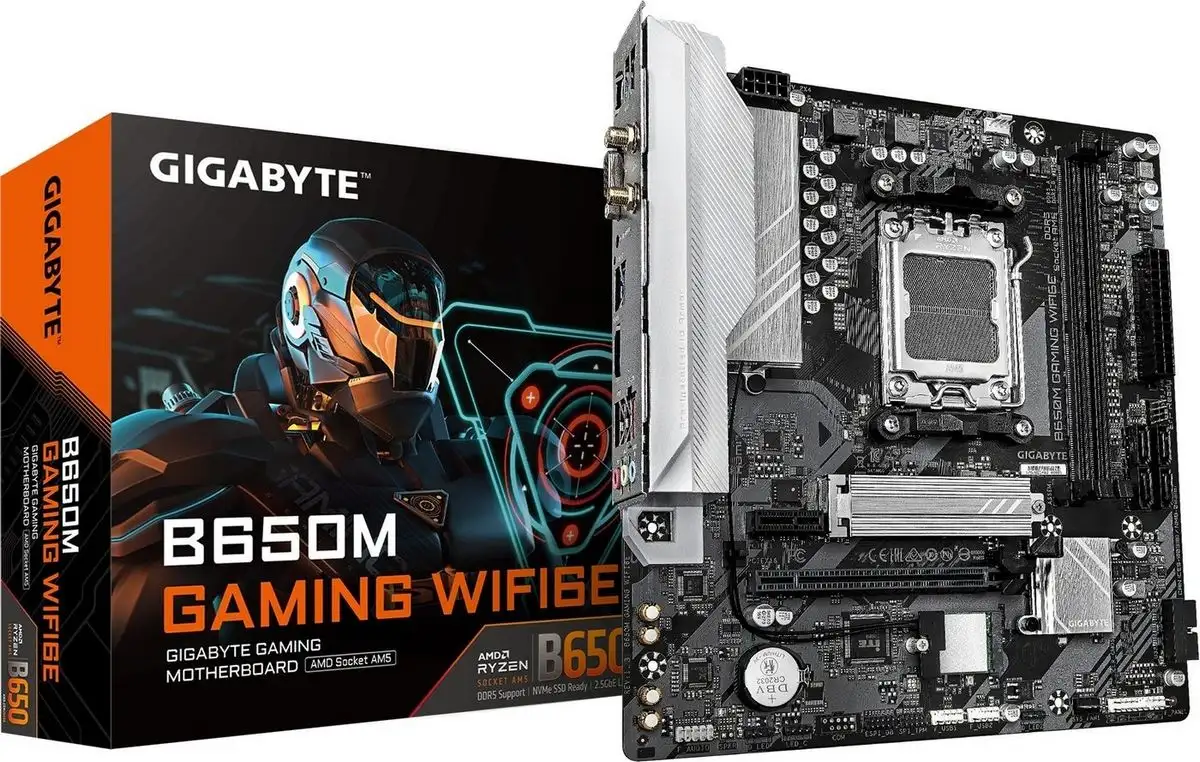 Материнская плата Gigabyte B650M Gaming WiFi6E (rev. 1.3) – фото товара