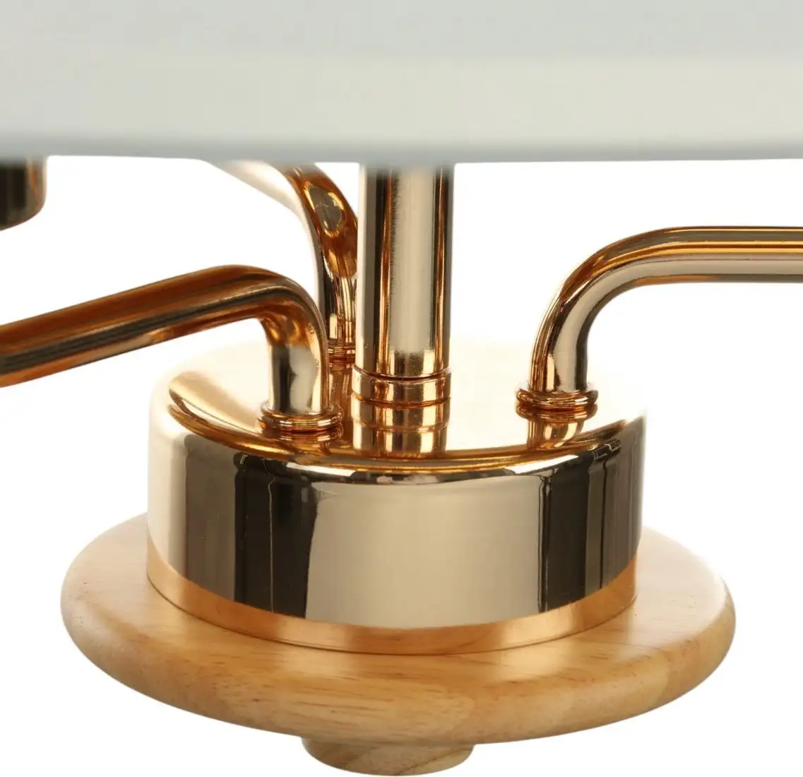 Подвесная люстра BayerLux Ребекка 10777124 (белый/золото) – фото товара