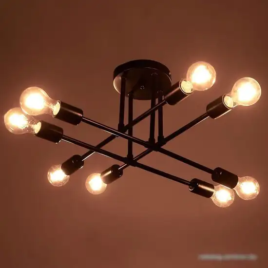 Припотолочная люстра BayerLux 2549/1 7149651 (черный) – фото товара