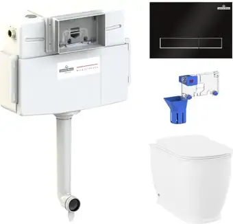 Унитаз Lavinia Boho Relfix Bell Pro 5 в 1 87060208 (черный пластик) - изображение в каталоге