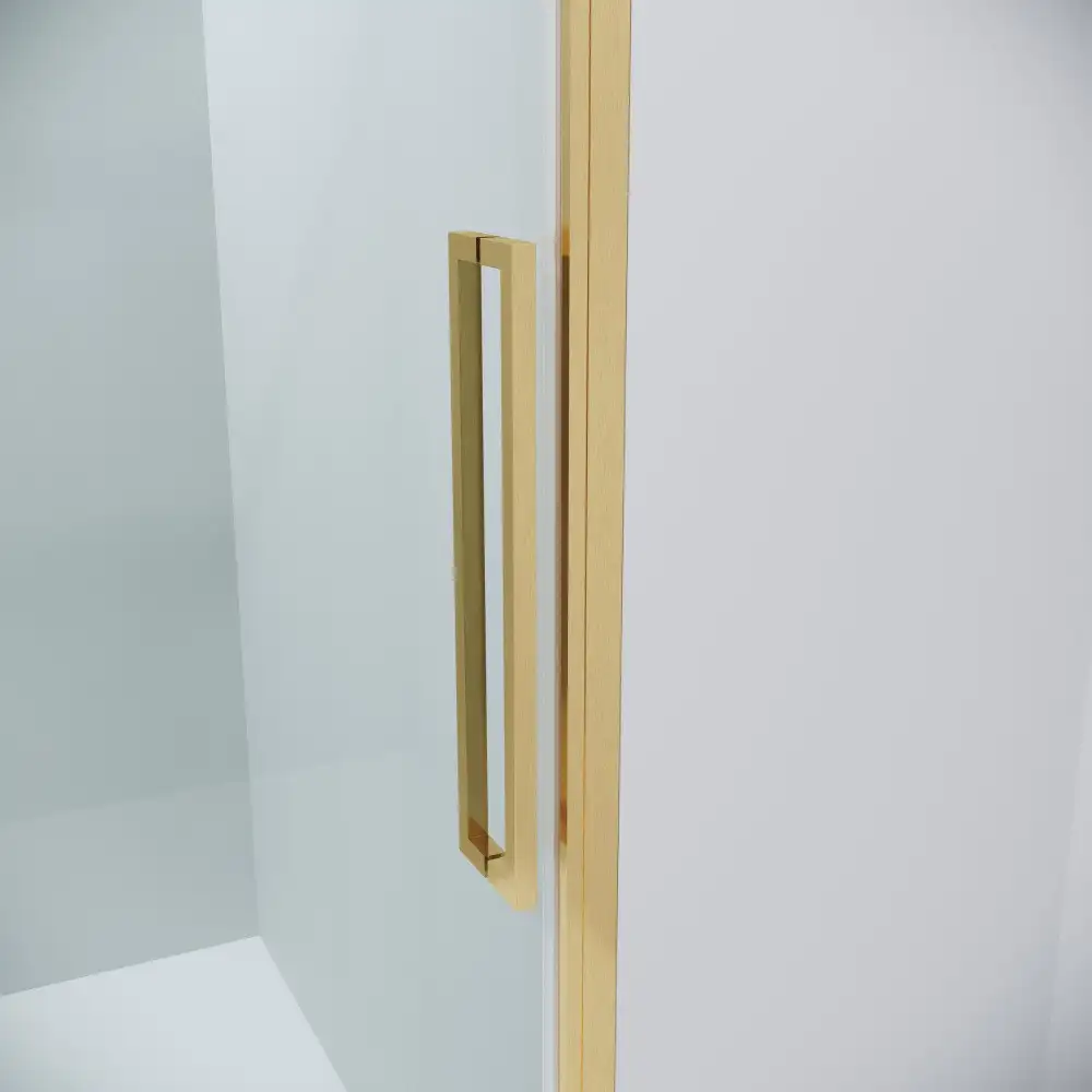 Душевой уголок Grossman Cosmo 100x80x195 120.K33.02.1080.32.00 (золото сатин/стекло прозрачное) - фото товара