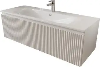 TERMINUS Тумба с умывальником Сицилия 120x38x45 с 1 ящиком SIC101201900301O (белый) – изображение в каталоге