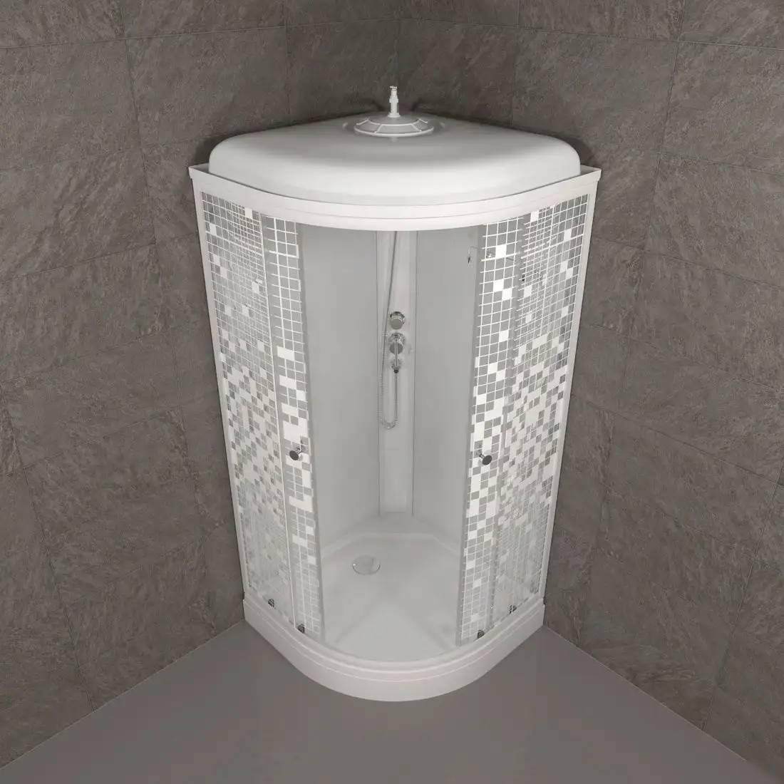 Душевая кабина Triton Мозаика А 90х90 - фото товара