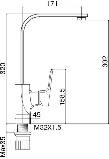 Смеситель Ekko by Maxonor EM4092 - фото товара