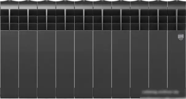 Биметаллический радиатор Royal Thermo BiLiner 350 Noir Sable (10 секций) - фото товара