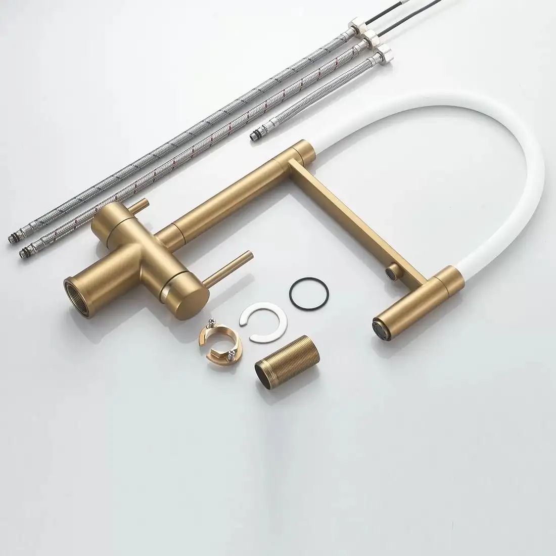 Смеситель Shevanik S178G (золотой сатин) - фото товара