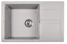 Кухонная мойка ZorG Apollo 78 (серый жемчуг) - изображение в каталоге