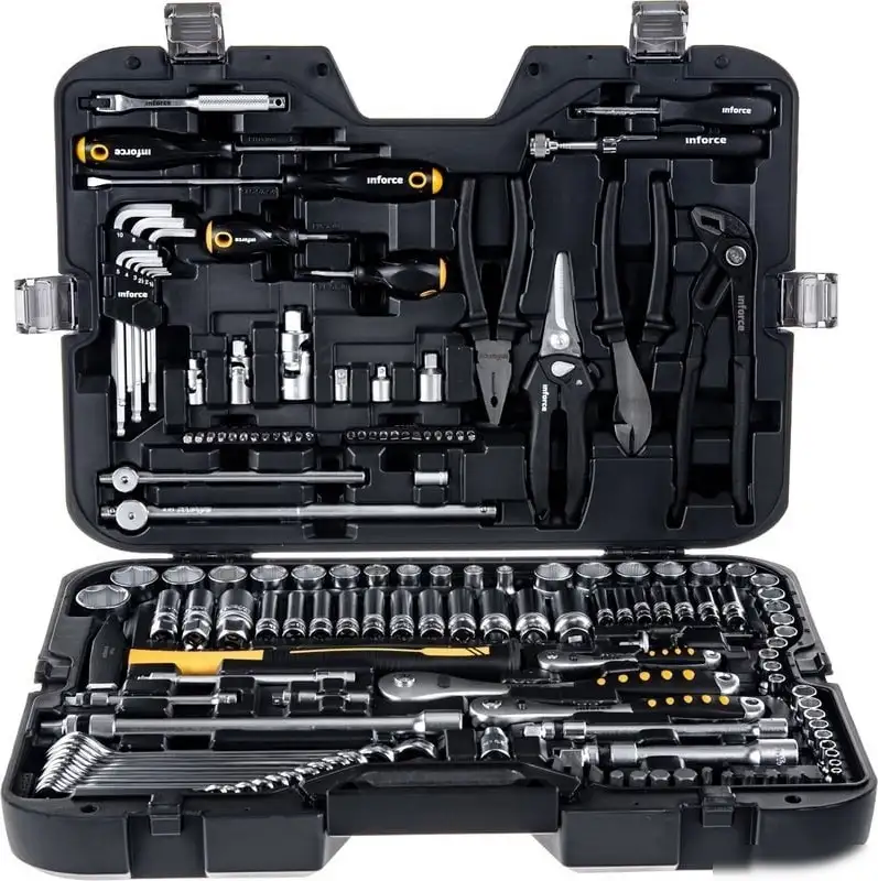 Универсальный набор инструментов Inforce 06-07-21 (150 предметов) – фото товара