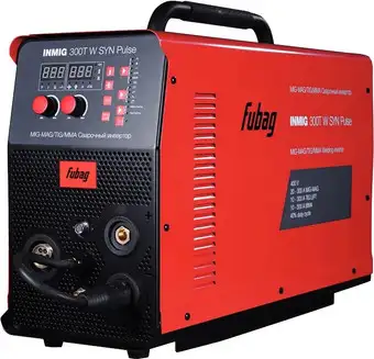 Сварочный инвертор Fubag INMIG 300T W SYN Pulse 31593 + горелка (31593.1) – изображение в каталоге