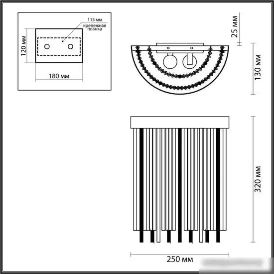 Бра Odeon Light York 4788/2W – фото товара