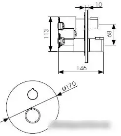 Смеситель Kaiser Areva 08077 - фото товара