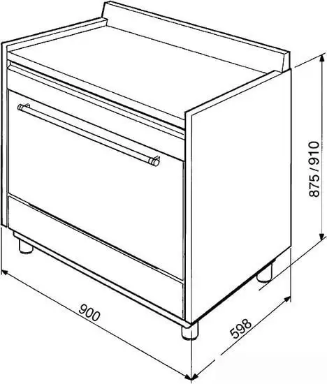 Кухонная плита Smeg SCD91CMX9 — фото товара