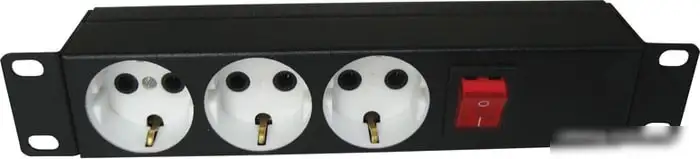 Блок розеток ЦМО БР-3П-10-9005 (3 розетки, без шнура питания) – фото товара