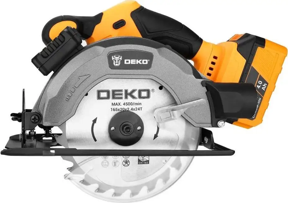 Дисковая (циркулярная) пила Deko DKCS20V 084-1039 (с 1-им АКБ) – фото товара