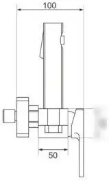 Гигиенический душ Rose R1805G-1 - фото товара