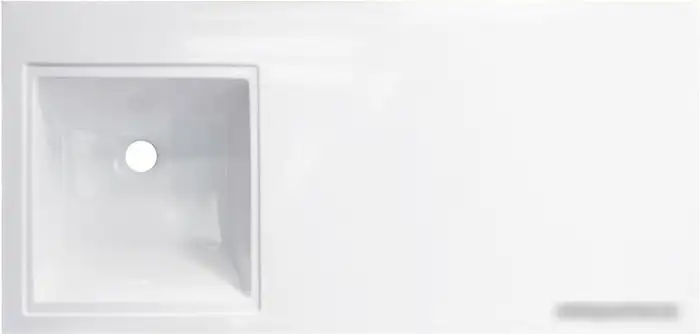 Умывальник Эстет Даллас 100, левая (белый) - фото товара