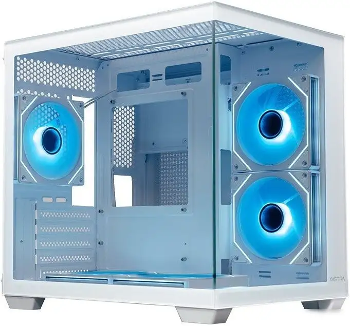 Корпус XASTRA QW400M 5ARGB-C6-AC WH QW400M-5FM12A-C6-AC-WH (белый) – фото товара
