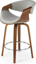 Стул Halmar H123 (серый/орех) – изображение в каталоге