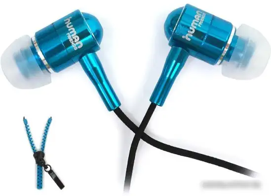 Наушники CBR Human Friends Zipper Blue – фото товара