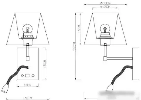 Бра Arte Lamp Elba A2581AP-2CC – фото товара