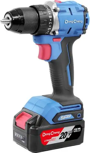 Дрель-шуруповерт DongCheng DCJZ2060 Type EM (с 2-мя АКБ, кейс) – изображение в каталоге