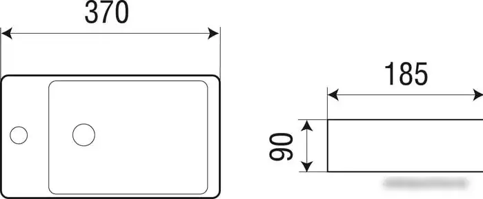 Умывальник WeltWasser Aisbach 5092L - фото товара