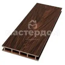 Террасная доска ДПК LECOLE Мультиколор 145х25x4000, Темно-коричневый
