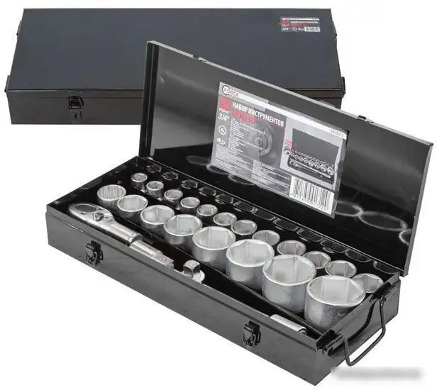 Набор трещотка с головками ForceKraft FK-68263-5 (26 предметов) – фото товара