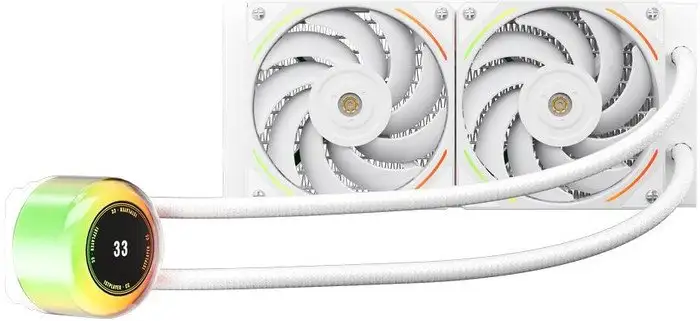 Жидкостное охлаждение для процессора 1stPlayer CC 240 (белый) – фото товара