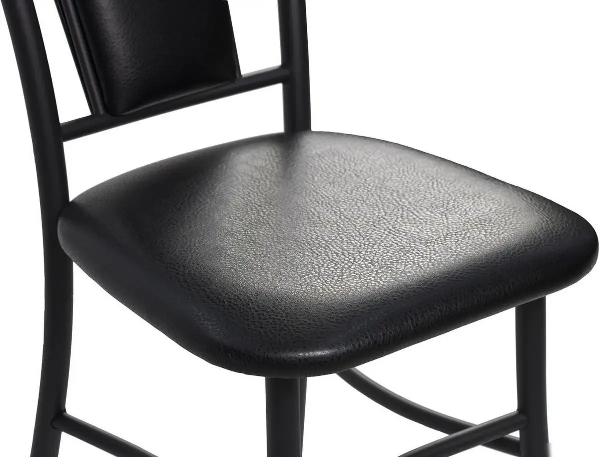 Стул ВВР Марсель (черный/черный, экокожа) – фото товара