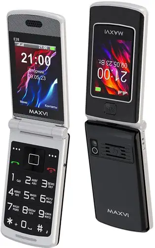 Телефон Maxvi E28 (черный) – изображение в каталоге