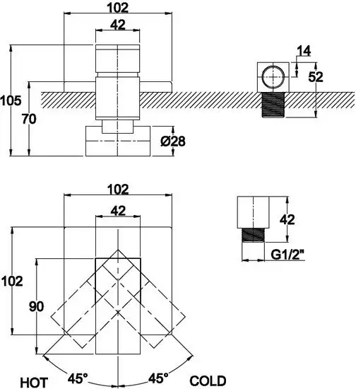 Смеситель Kaiser Sonat (бронза) [34177-1] - фото товара