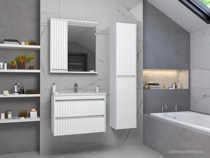 Brevita Тумба под умывальник Balaton 90 BAL-06090-01-01П2Я – фото товара