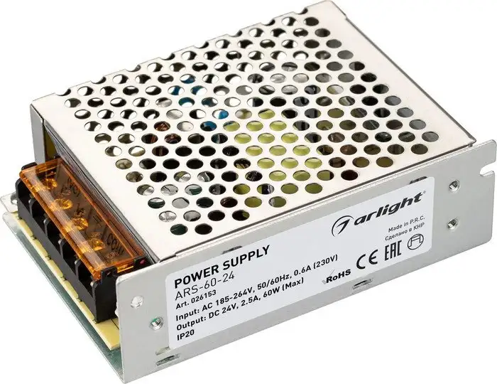 Блок питания Arlight ARS-60-24 026153 – фото товара