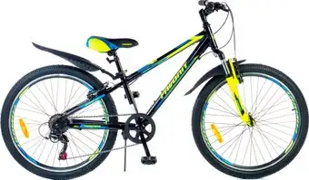 Велосипед Favorit Mateo 24MDA MAT24MD12BK-AL (черный/желтый) – изображение в каталоге