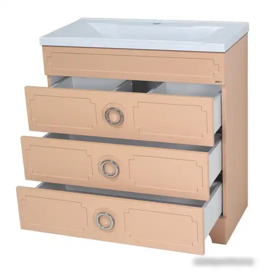 Мебель для ванных комнат Misty Атлантик-60 с 2 ящ. белая П-Атл-01060-0112Я – фото товара