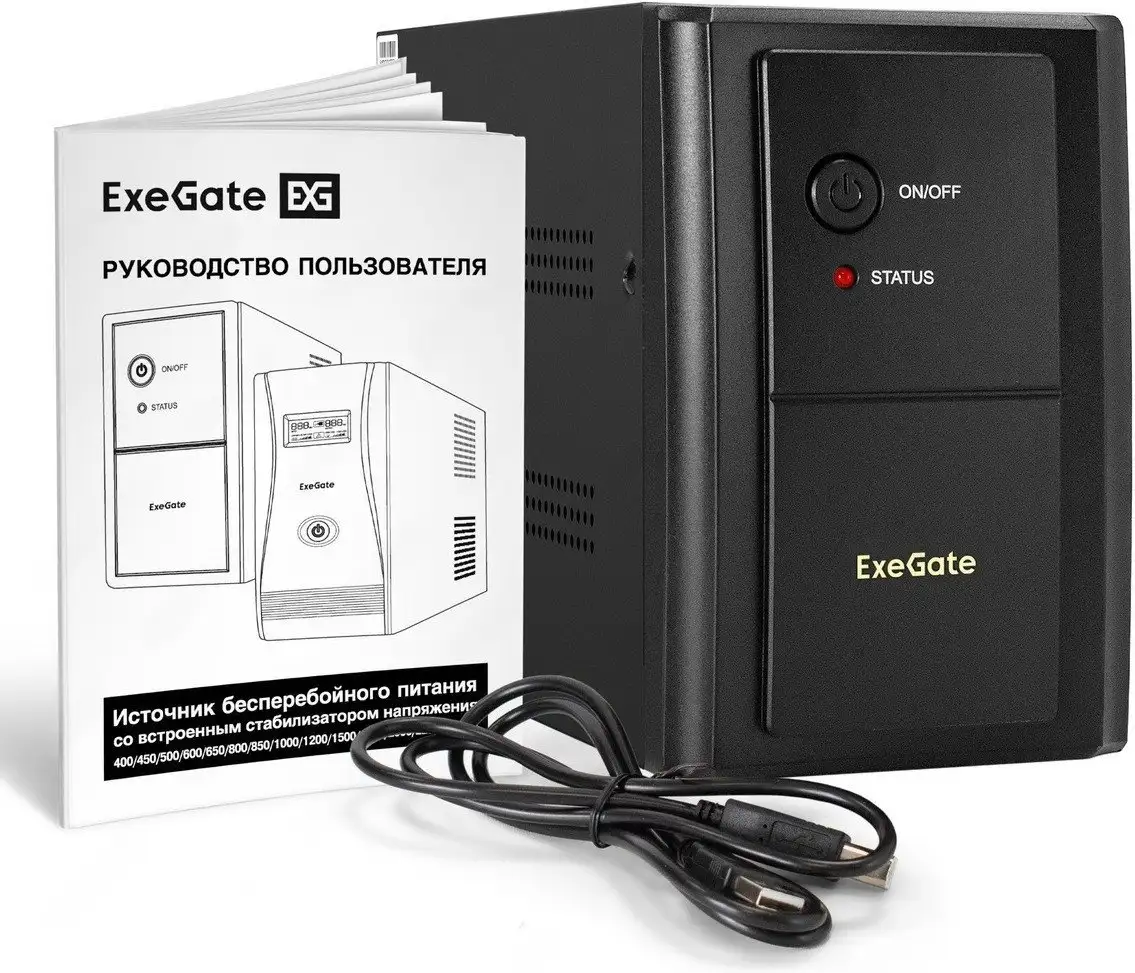 Источник бесперебойного питания ExeGate SpecialPro UNB-2000.LED.AVR.2SH.2C13.RJ.USB EX292607RUS – фото товара