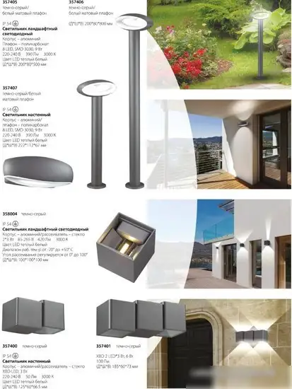 Уличный настенный светильник Novotech Kaimas 358004 – фото товара