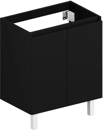 ЗОВ Тумба под умывальник Монови 80 M80LG0LGS (напольная/антрацит) – изображение в каталоге