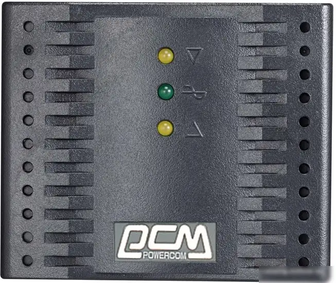 Стабилизатор напряжения Powercom TCA-1200 (черный) – фото товара