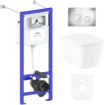 Унитаз Lavinia Boho Relfix Aveo Rimless 6 в 1 77050210 (хром пластик) - изображение в каталоге