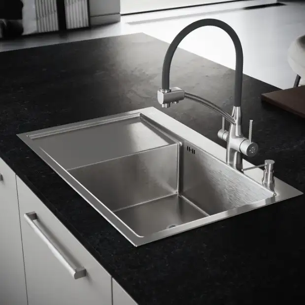 Кухонная мойка РМС MRK-7851R (с дозатором) - фото товара