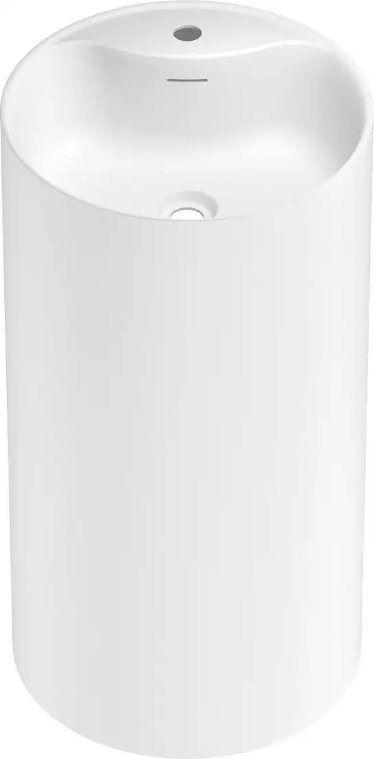 Умывальник Wellsee Chalice Perfection 230615000 (отдельностоящий, с отверстием под смеситель, матовый белый) - фото товара