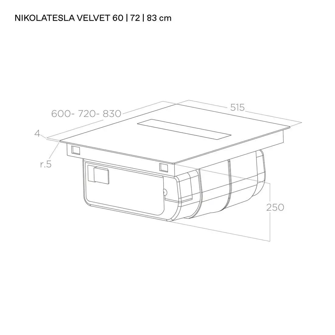 Варочная панель Elica Nikolatesla Velvet BL/A/60 PRF0196869 - фото товара