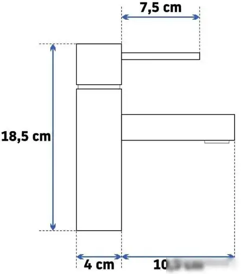 Смеситель Rea Tess REA-B8865 (золотой) - фото товара