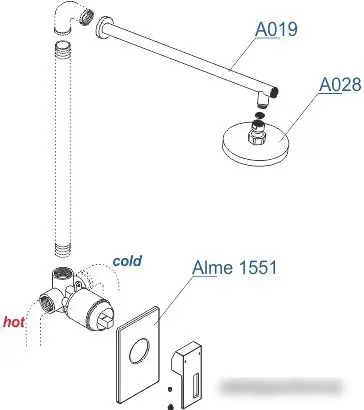 Душевая система Wasserkraft A12528 - фото товара