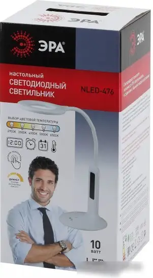 Лампа ЭРА NLED-476-10W-W – фото товара