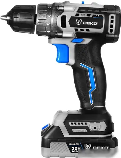 Дрель-шуруповерт Deko Sharker 063-4037 (с 1-им АКБ) – фото товара