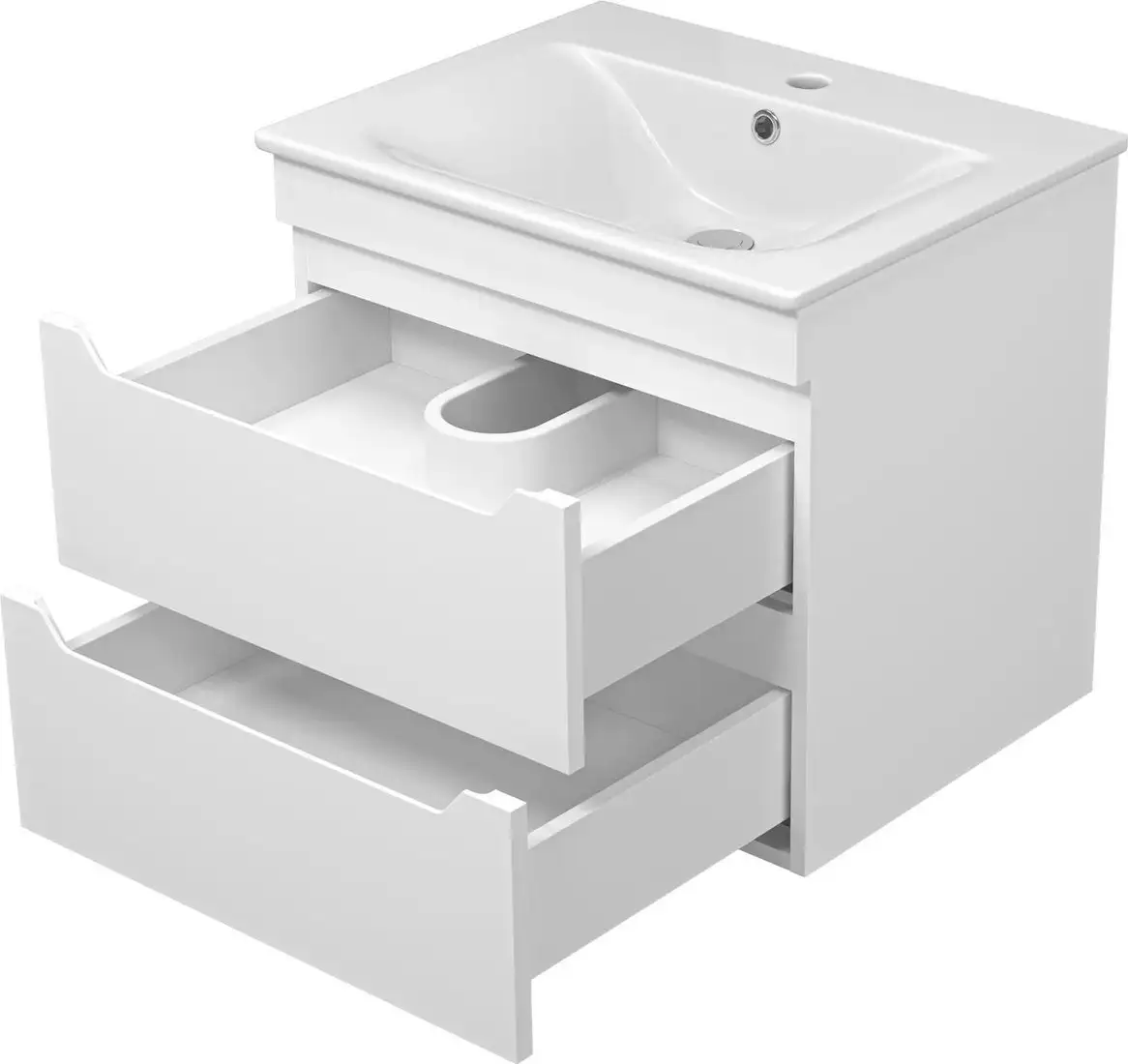 Misty Тумба под умывальник Бриз 60 П-Бри-09060-012Я+WB.FN/Breeze/60-C/WHT.G/S1 – фото товара