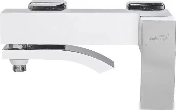 Комплект смесителей Hansberge H7077 (белый хром) - фото товара